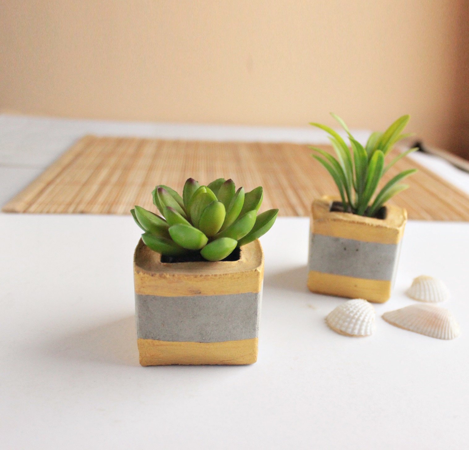 Simple and Creative DIY Concrete Planters | Your Haute Mess